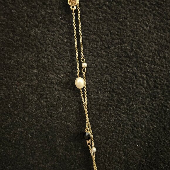 Loft Long Double Chain Station Necklace - Picture 7 of 10